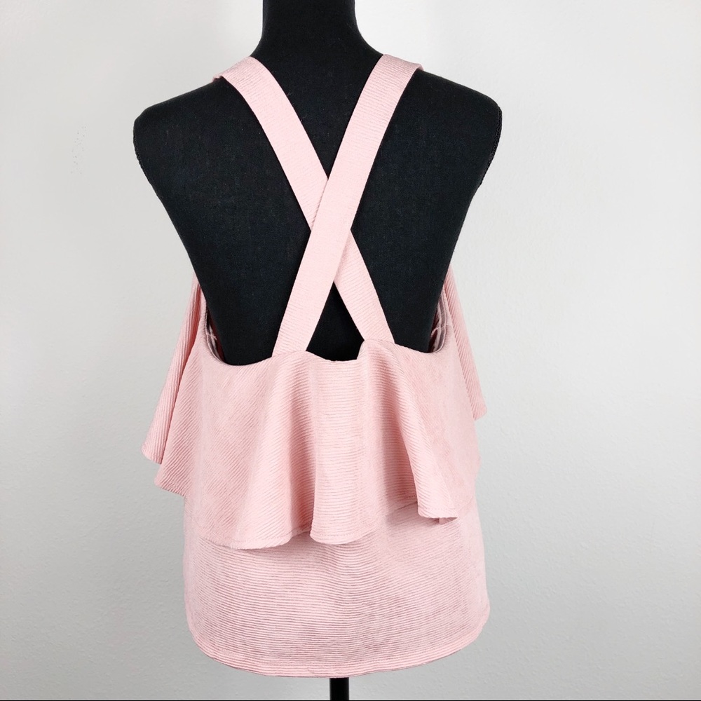 NWT Madewell Layered Crop Top - Picture 3 of 3